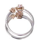 �s���N�_�C�������h 0.16ct/FLP/SI2 �_�C�������h ��0.3ct �v���`�i �����O(�w��)