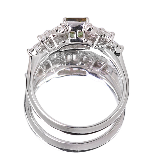 第479回抽選販売＞バイカラートルマリン 0.6ct ダイヤモンド 0.4ct