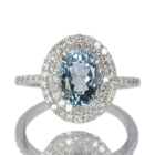�A�N�}���� 1.6ct �_�C�������h 0.5ct �v���`�i �����O(�w��)