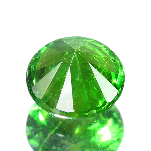 【超希少】　 　　　　　　　 　　　　　　　　天然石デマントイドガーネット 2㎜ 新着＞ロシア産デマントイドガーネット 1.02ct ルース【品質保証書