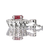 ����M�s�W�����u���b�h���r�[ 0.2ct �_�C�������h �v���`�i �l�b�N���X