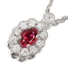����M�s�W�����u���b�h���r�[ 0.2ct �_�C�������h �v���`�i �l�b�N���X