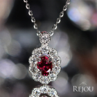 ����M�s�W�����u���b�h���r�[ 0.2ct �_�C�������h �v���`�i �l�b�N���X