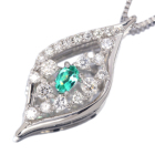 �u���W���Y�p���C�o�g���}���� 0.16ct �_�C�������h 0.3ct �v���`�i �l�b�N���X