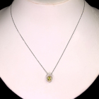 ����M�C�G���[�T�t�@�C�A ��0.6ct �_�C�������h 0.2ct �v���`�i �C�G���[�S�[���h �l�b�N���X
