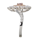 �s���N�_�C�������h 0.121ct/FIP/SI1 ���[�Y�J�b�g�_�C�������h ��0.8ct �_�C�������h 0.3ct �v���`�i �s���N�S�[���h �����O(�w��)