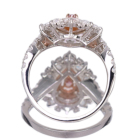 �s���N�_�C�������h 0.121ct/FIP/SI1 ���[�Y�J�b�g�_�C�������h ��0.8ct �_�C�������h 0.3ct �v���`�i �s���N�S�[���h �����O(�w��)