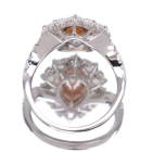 �s���N�_�C�������h 0.121ct/FIP/SI1 ���[�Y�J�b�g�_�C�������h ��0.8ct �_�C�������h 0.3ct �v���`�i �s���N�S�[���h �����O(�w��)