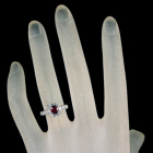 �s�W�����u���b�h���r�[ ��0.7ct �_�C�������h 0.7ct �v���`�i �����O(�w��)