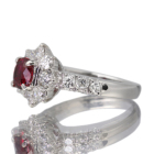 �s�W�����u���b�h���r�[ ��0.7ct �_�C�������h 0.7ct �v���`�i �����O(�w��)