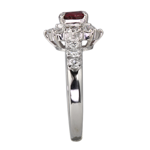 第480回抽選販売＞ピジョンブラッドルビー 約0.7ct ダイヤモンド 0.7ct