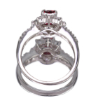 �s�W�����u���b�h���r�[ ��0.7ct �_�C�������h 0.7ct �v���`�i �����O(�w��)