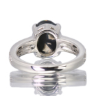 �I�[�X�g�����A���C�g�j���O���b�W�Y�u���b�N�I�p�[�� 2.1ct �_�C�������h ��0.4ct �v���`�i �����O(�w��)
