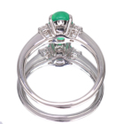 �G�������h�L���b�c�A�C 1.3ct �_�C�������h 0.2ct �v���`�i �����O(�w��)