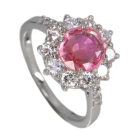 ����M�p�p���`�A�T�t�@�C�A 1.6ct �_�C�������h ��0.8ct �v���`�i �����O(�w��)