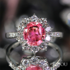 ����M�p�p���`�A�T�t�@�C�A 1.6ct �_�C�������h ��0.8ct �v���`�i �����O(�w��)