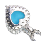 �n�[�g�V�F�C�v�^�[�R�C�Y 0.6ct �_�C�������h �v���`�i �l�b�N���X
