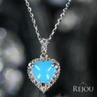 �n�[�g�V�F�C�v�^�[�R�C�Y 0.6ct �_�C�������h �v���`�i �l�b�N���X
