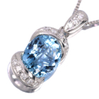 �T���^�}���A�A�N�A�}���� 2.6ct �_�C�������h �v���`�i �l�b�N���X