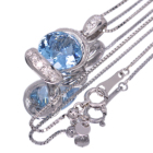 �T���^�}���A�A�N�A�}���� 2.6ct �_�C�������h �v���`�i �l�b�N���X