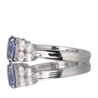 ����M�o�C�I���b�g�T�t�@�C�A 1.0ct �_�C�������h 0.5ct �v���`�i �����O(�w��)