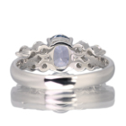 ����M�o�C�I���b�g�T�t�@�C�A 1.0ct �_�C�������h 0.5ct �v���`�i �����O(�w��)