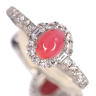 �R���N�p�[�� 0.8ct �_�C�������h 0.1ct/0.3ct �v���`�i �����O(�w��)
