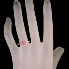 �R���N�p�[�� 0.8ct �_�C�������h 0.1ct/0.3ct �v���`�i �����O(�w��)