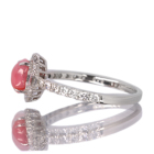 �R���N�p�[�� 0.8ct �_�C�������h 0.1ct/0.3ct �v���`�i �����O(�w��)