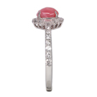 �R���N�p�[�� 0.8ct �_�C�������h 0.1ct/0.3ct �v���`�i �����O(�w��)