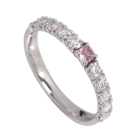�s���N�_�C�������h 0.094ct/FIP/I1 �n�[�g�A���h�L���[�s�b�h�_�C�������h(H&C) 0.5ct �v���`�i �����O(�w��)
