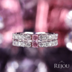 �s���N�_�C�������h 0.094ct/FIP/I1 �n�[�g�A���h�L���[�s�b�h�_�C�������h(H&C) 0.5ct �v���`�i �����O(�w��)