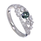 �A���L�T���h���C�g 0.2ct �_�C�������h 0.5ct �v���`�i �����O(�w��)