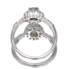 �N���\�x�����L���b�c�A�C 0.7ct �_�C�������h ��0.4ct �v���`�i �����O(�w��)
