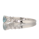 �O�����f�B�f�B�G���C�g 0.28ct �n�[�g�A���h�L���[�s�b�h�_�C�������h(H&C) 0.4ct �v���`�i �����O(�w��)