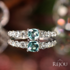 �O�����f�B�f�B�G���C�g 0.28ct �n�[�g�A���h�L���[�s�b�h�_�C�������h(H&C) 0.4ct �v���`�i �����O(�w��)