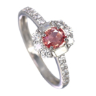 ����M�p�p���`�A�T�t�@�C�A 0.5ct �_�C�������h 0.44ct �v���`�i �����O(�w��)