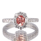 ����M�p�p���`�A�T�t�@�C�A 0.5ct �_�C�������h 0.44ct �v���`�i �����O(�w��)