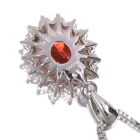 �A���f�V�� 1.5ct �_�C�������h 0.4ct �v���`�i �l�b�N���X