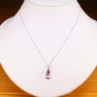 �N���c�@�C�g 2.4ct �_�C�������h �v���`�i �l�b�N���X