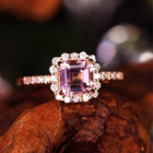 �����K�i�C�g 1.0ct �_�C�������h 0.24ct �s���N�S�[���h �����O(�w��) 