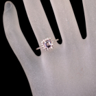 �����K�i�C�g 1.0ct �_�C�������h 0.24ct �s���N�S�[���h �����O(�w��) 