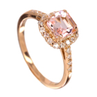 �����K�i�C�g 1.0ct �_�C�������h 0.24ct �s���N�S�[���h �����O(�w��) 