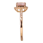 �����K�i�C�g 1.0ct �_�C�������h 0.24ct �s���N�S�[���h �����O(�w��) 