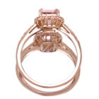 �����K�i�C�g 1.0ct �_�C�������h 0.24ct �s���N�S�[���h �����O(�w��) 