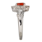 ���L�V�R�Y�t�@�C�A�I�p�[�� 0.35ct �_�C�������h 0.74ct �v���`�i �����O(�w��)
