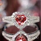 �n�[�g�V�F�C�v�p�p���`�A�T�t�@�C�A 0.7ct �_�C�������h �v���`�i �����O(�w��)