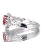 �n�[�g�V�F�C�v�p�p���`�A�T�t�@�C�A 0.7ct �_�C�������h �v���`�i �����O(�w��)