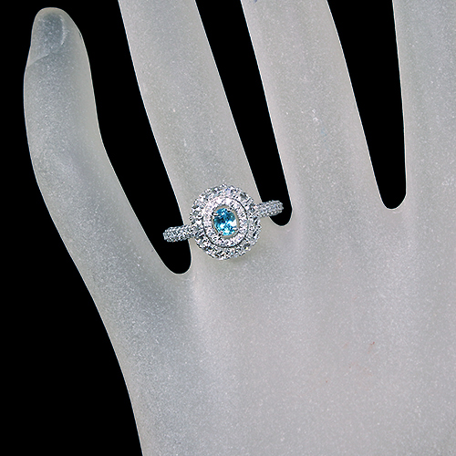 第482回抽選販売＞ブラジル産パライバトルマリン 0.24ct ローズカット