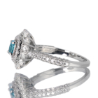 �u���W���Y�p���C�o�g���}���� 0.24ct ���[�Y�J�b�g�_�C�������h ��0.4ct �_�C�������h 0.4ct �v���`�i �����O(�w��)